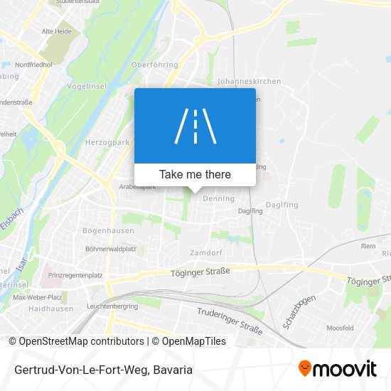 Gertrud-Von-Le-Fort-Weg map