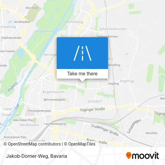 Jakob-Dorner-Weg map