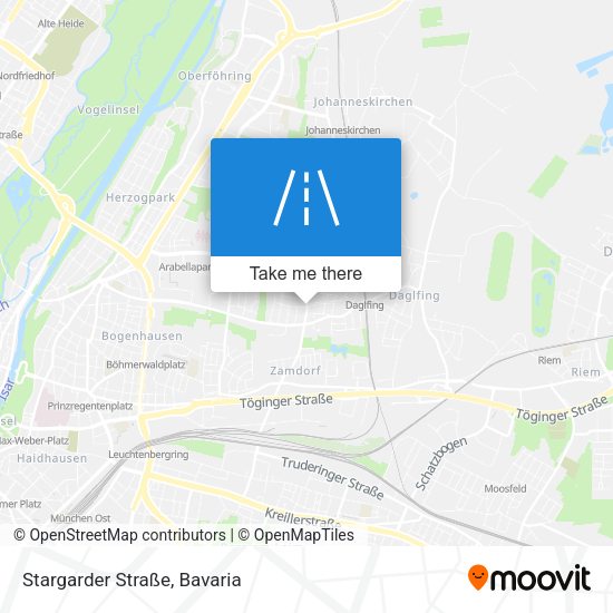 Stargarder Straße map