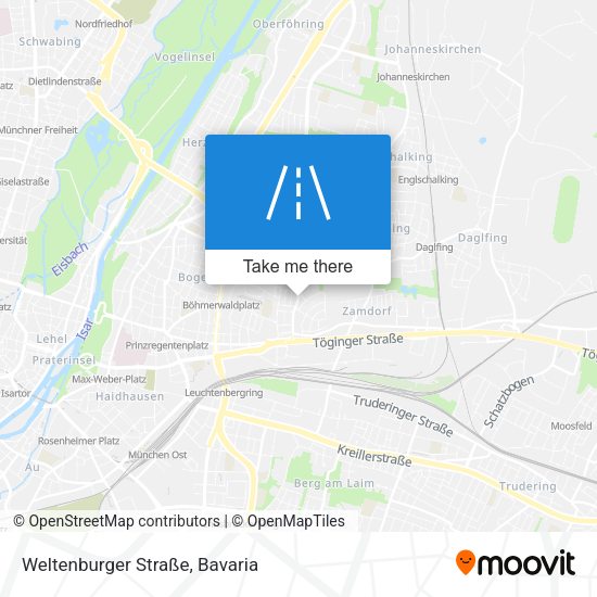 Weltenburger Straße map