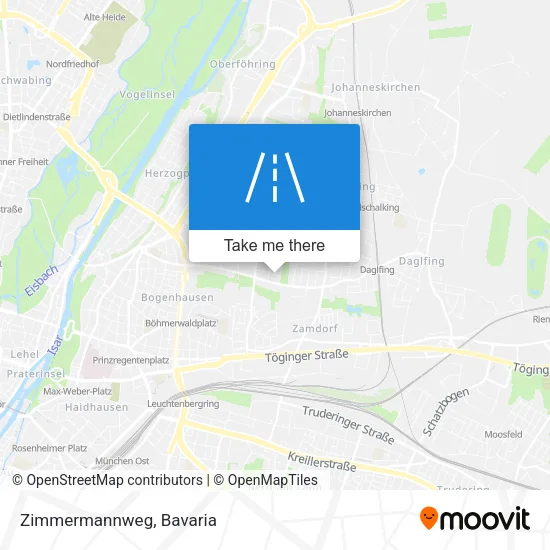 Карта Zimmermannweg