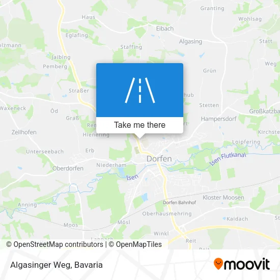 Карта Algasinger Weg