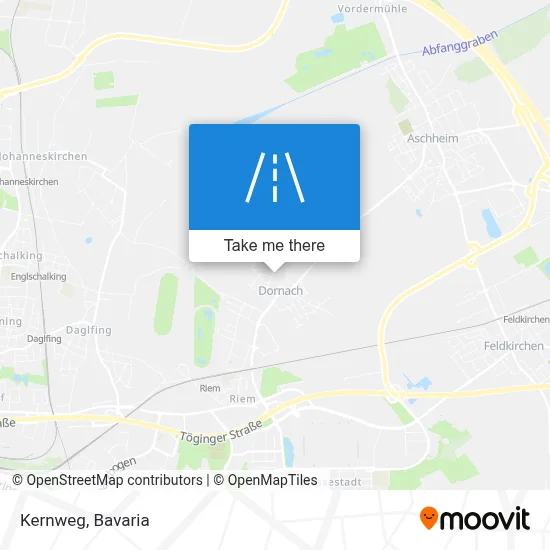 Kernweg map