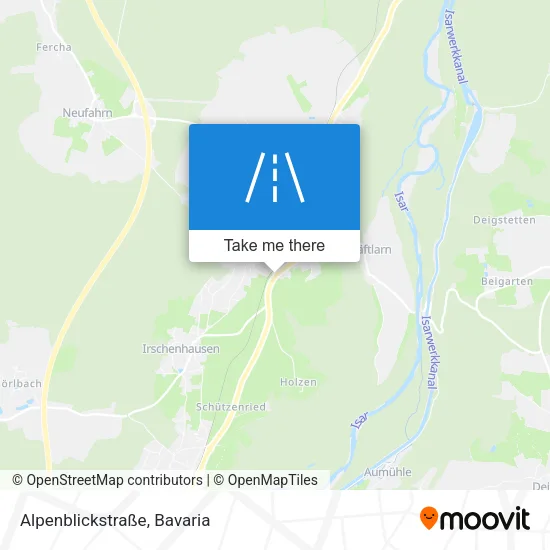 Карта Alpenblickstraße