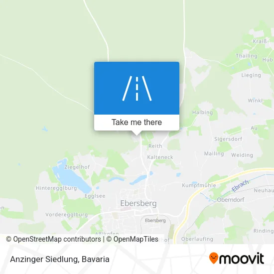 Карта Anzinger Siedlung