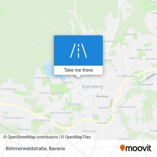 Böhmerwaldstraße map