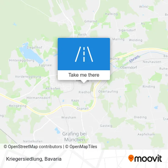 Kriegersiedlung map