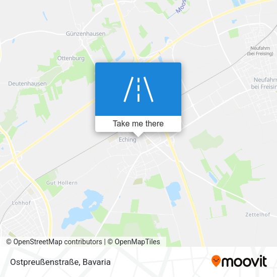Ostpreußenstraße map