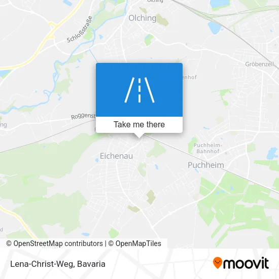 Lena-Christ-Weg map