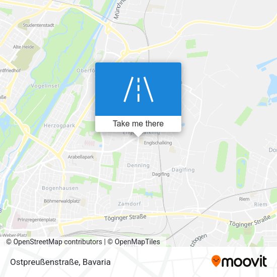 Ostpreußenstraße map