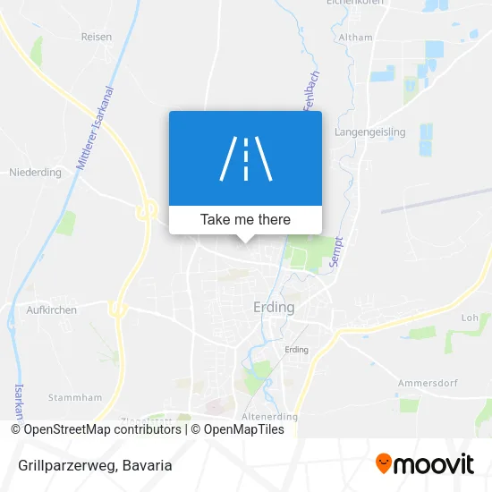 Карта Grillparzerweg