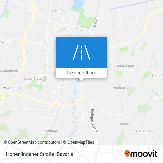 Hohenlindener Straße map