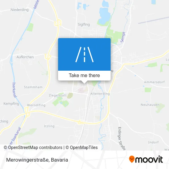 Merowingerstraße map
