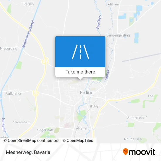 Mesnerweg map