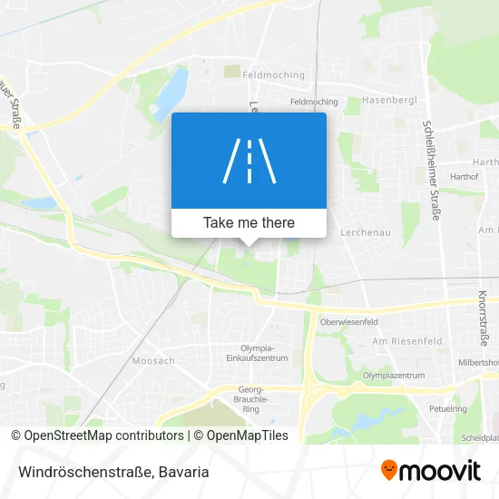 Windröschenstraße map