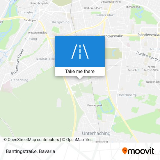 Bantingstraße map
