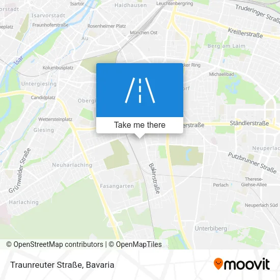 Карта Traunreuter Straße