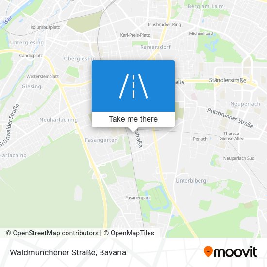 Waldmünchener Straße map