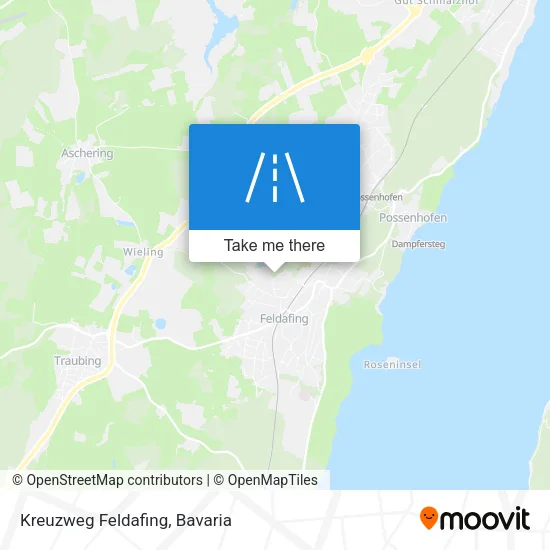 Карта Kreuzweg Feldafing