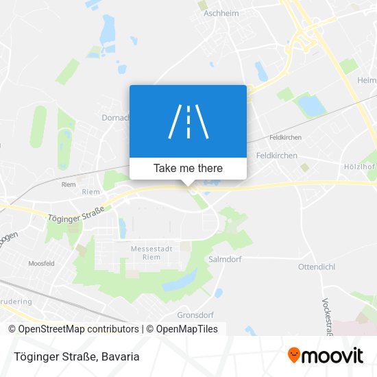 Töginger Straße map