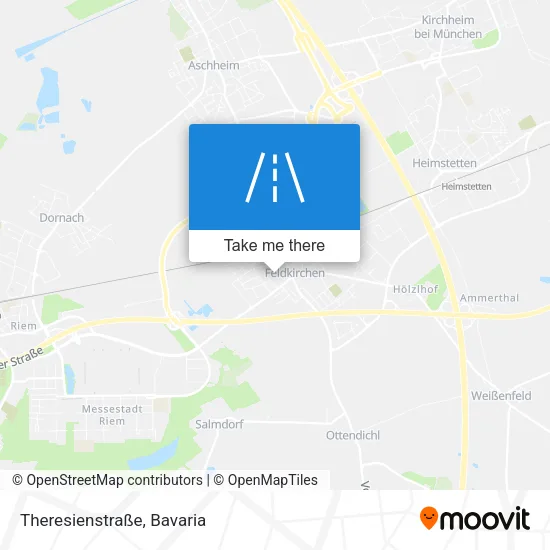 Карта Theresienstraße