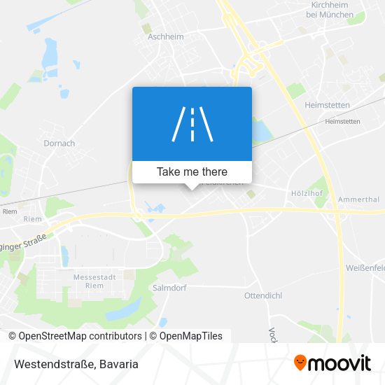 Westendstraße map