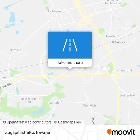 Zugspitzstraße map