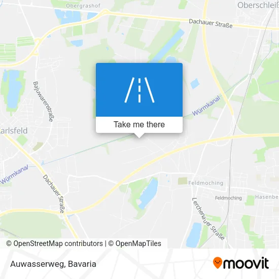 Карта Auwasserweg