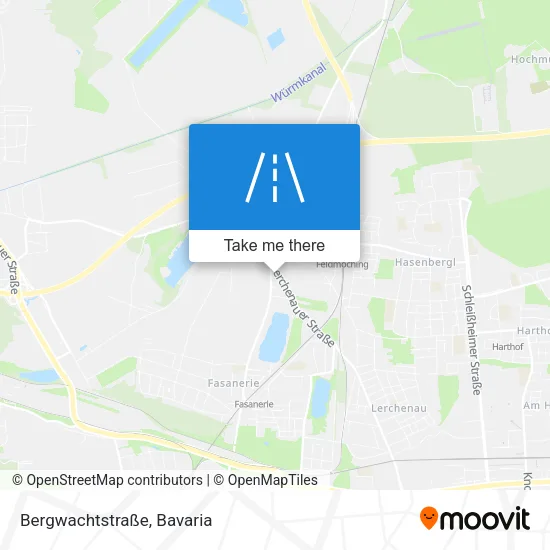 Карта Bergwachtstraße