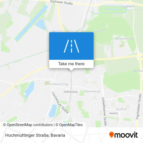 Карта Hochmuttinger Straße