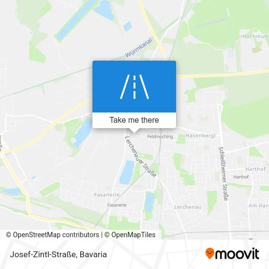 Карта Josef-Zintl-Straße