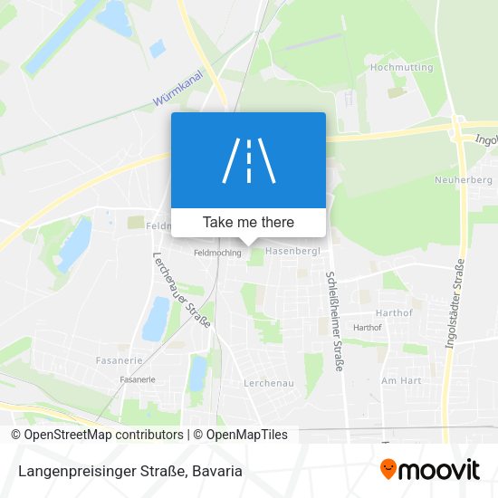 Langenpreisinger Straße map