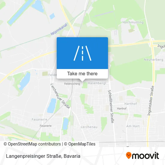 Карта Langenpreisinger Straße