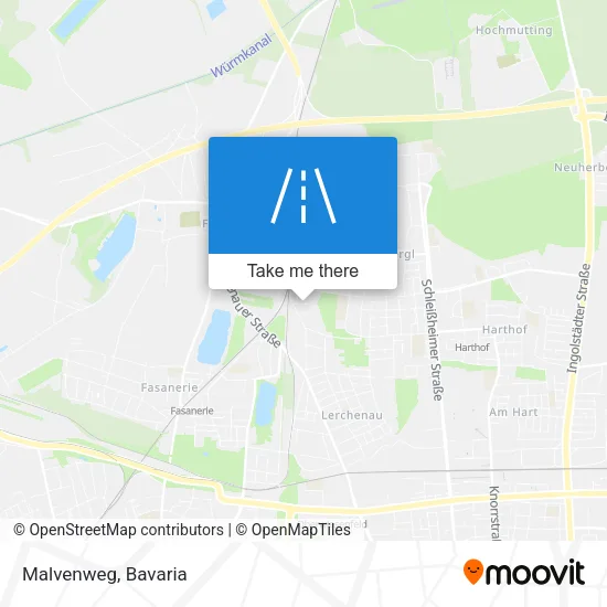 Карта Malvenweg