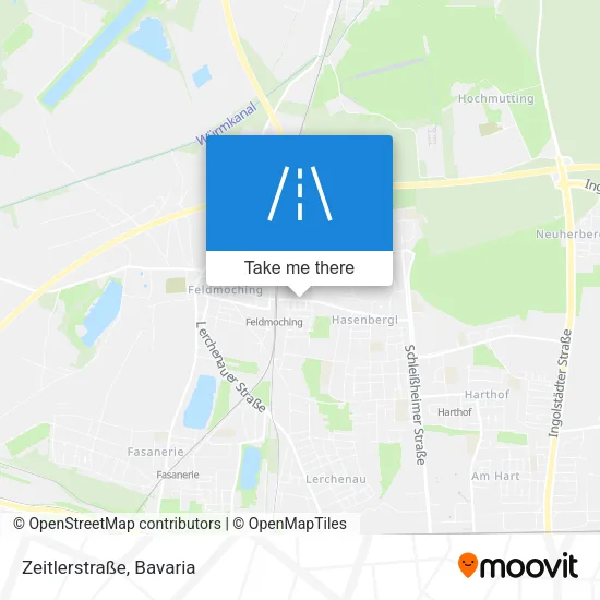 Карта Zeitlerstraße