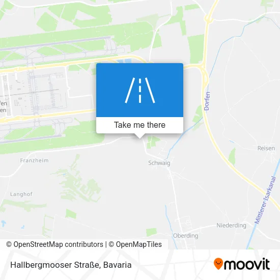 Карта Hallbergmooser Straße
