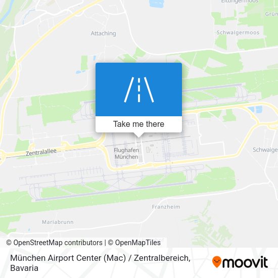 München Airport Center (Mac) / Zentralbereich map