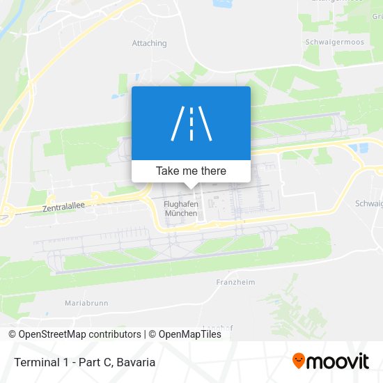 Terminal 1 - Part C map