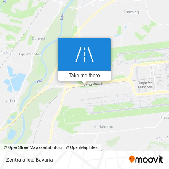 Карта Zentralallee