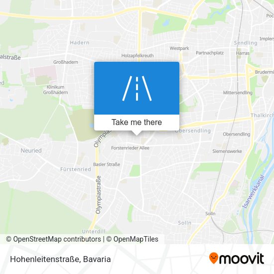 Hohenleitenstraße map
