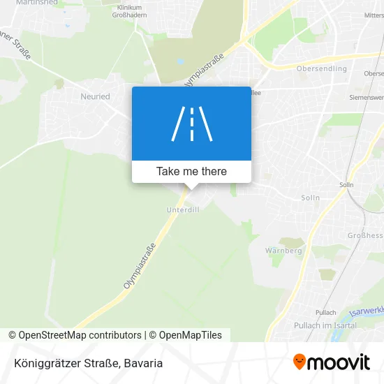 Königgrätzer Straße map