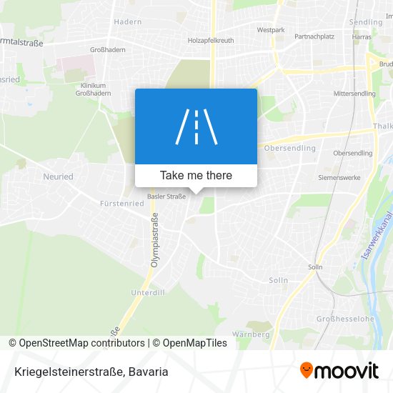 Kriegelsteinerstraße map
