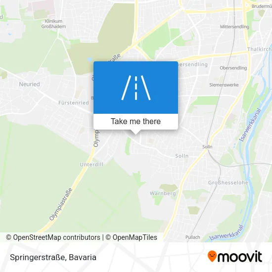 Карта Springerstraße