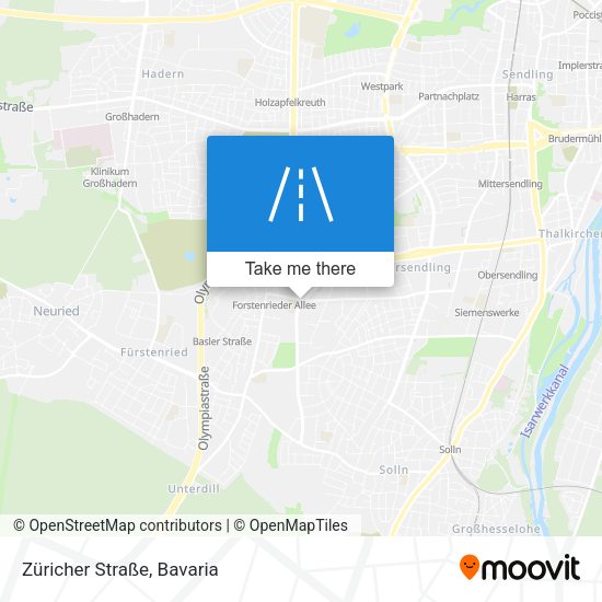 Züricher Straße map