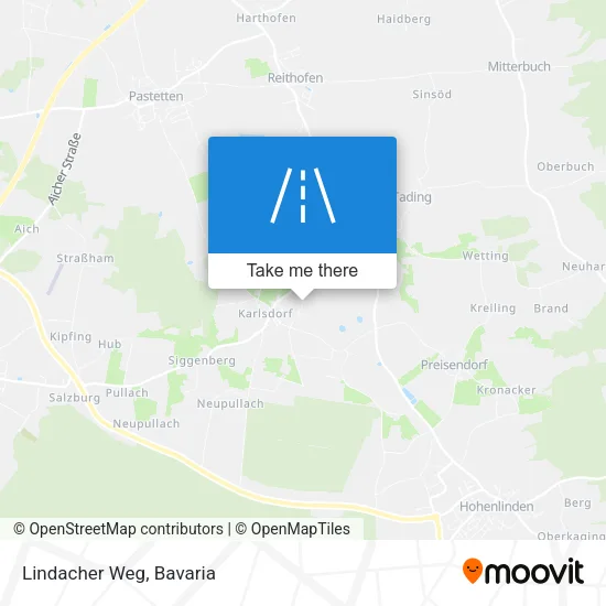 Карта Lindacher Weg
