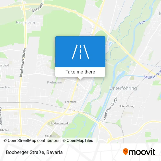 Карта Boxberger Straße