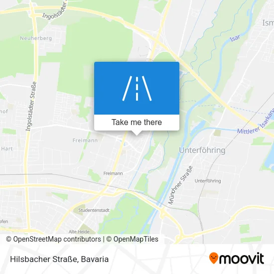 Hilsbacher Straße map