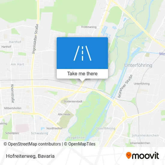 Hofreiterweg map