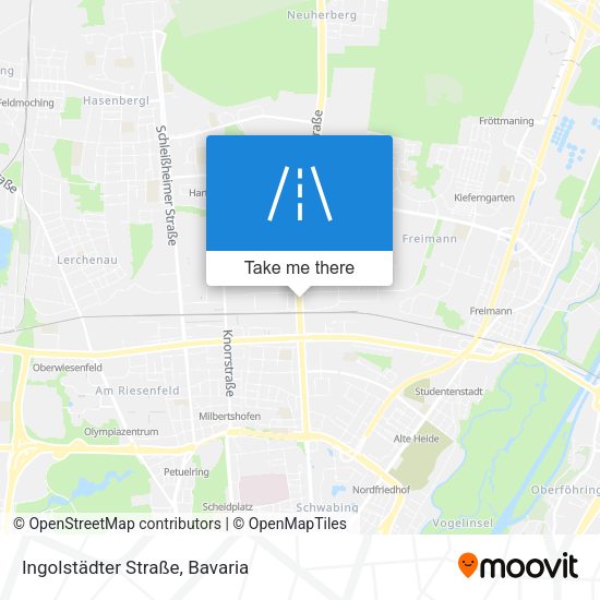 Ingolstädter Straße map