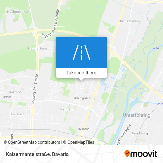 Карта Kaisermantelstraße